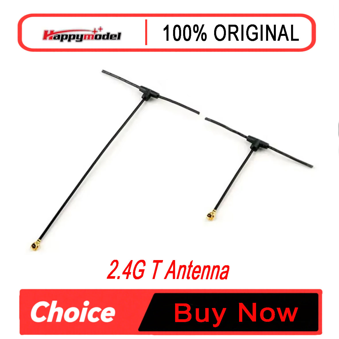 Tbs Fpv Tracer - Happymodel T-Type 2.4G Antena Omnidirectional 40mm