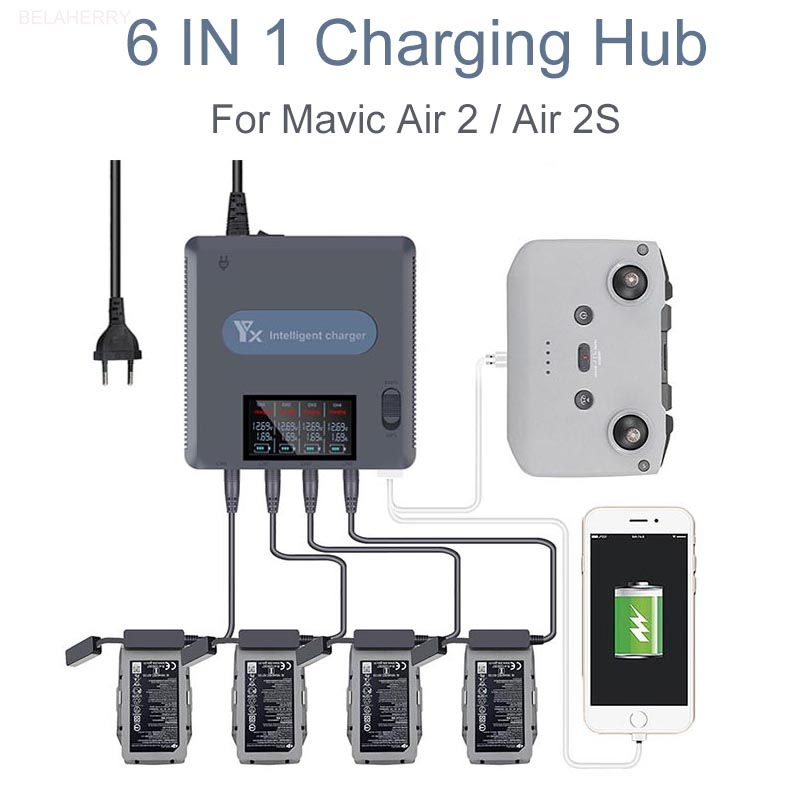 Pengisi Daya Baterai Tampilan  - Fpv Drone Charger ulasan dan harga