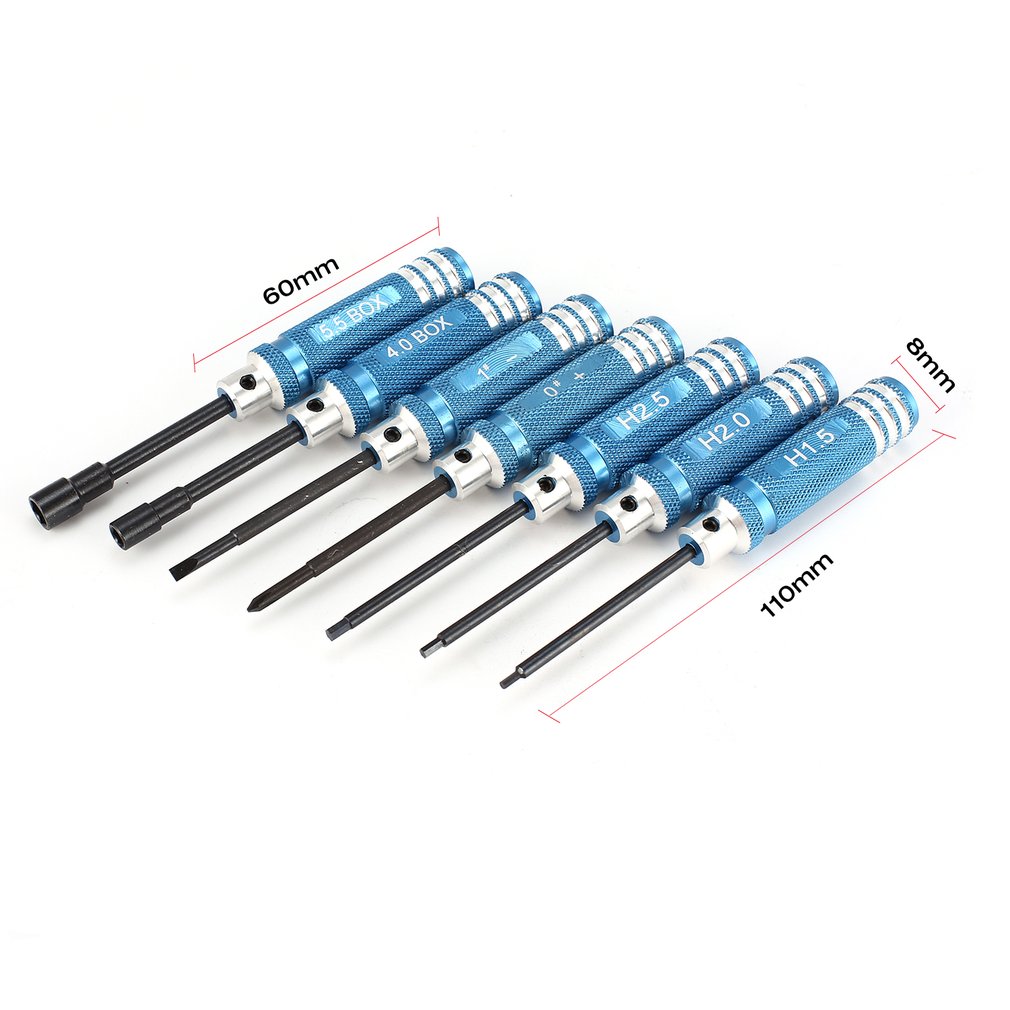 YSIDO 7 buah 1.5 2.0 2.5mm obe - Fpv Drone Tool Kit ulasan dan harga